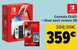 Carrefour Consola OLED + Dual pack verano 26 oferta