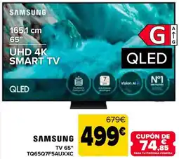 Carrefour SAMSUNG TV 65" TQ65Q7F5AUXXC oferta