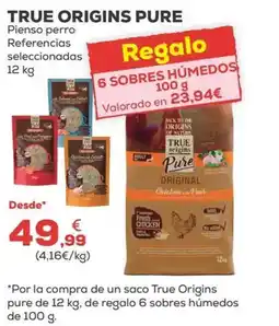 Kiwoko TRUE ORIGINS PURE Pienso perro Referencias seleccionadas oferta