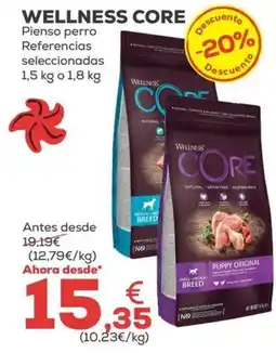 Kiwoko WELLNESS CORE Pienso perro Referencias seleccionadas oferta