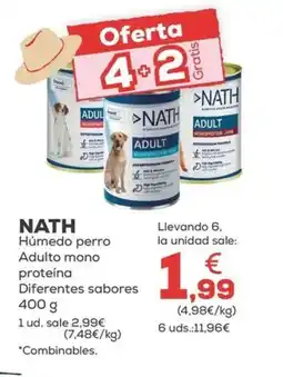 Kiwoko NATH Húmedo perro Adulto mono proteína Diferentes sabores oferta