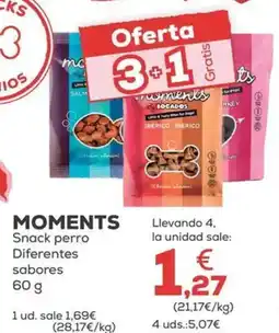 Kiwoko MOMENTS Snack perro Diferentes sabores oferta