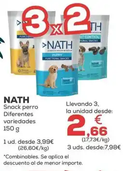 Kiwoko NATH Snack perro Diferentes variedades oferta