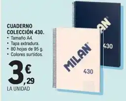 E.Leclerc Cuaderno colección 430. oferta