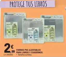 E.Leclerc Forros pvc ajustables para libros y cuadernos oferta