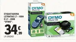 E.Leclerc DYMO Etiquetadora letratag lt-100h o lt-200b oferta