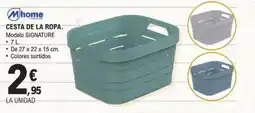 E.Leclerc M HOME Cesta de la ropa oferta