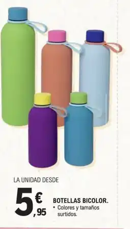 E.Leclerc Botellas bicolor oferta