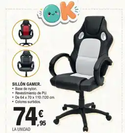 E.Leclerc Sillón gamer oferta