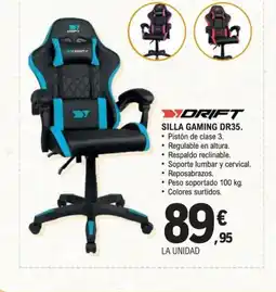 E.Leclerc DRIFT Silla gaming dr35 oferta