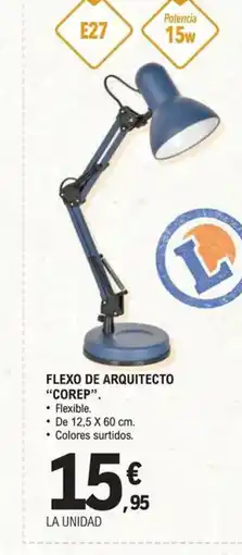 E.Leclerc COREP Flexo de arquitecto oferta