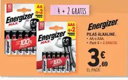 E.Leclerc ENERGIZER Pilas alkaline oferta