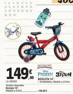 E.Leclerc Bicicleta 14". oferta