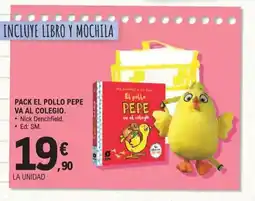 E.Leclerc Pack el pollo pepe va al colegio oferta