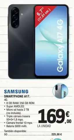 E.Leclerc SAMSUNG Smartphone a17. oferta