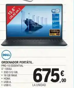 E.Leclerc DELI Ordenador portátil. oferta