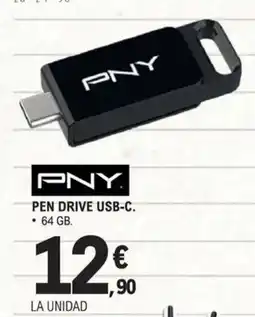 E.Leclerc PNY Pen drive usb-c. oferta