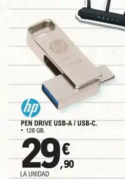 E.Leclerc HP Pen drive usb-a/usb-c. oferta