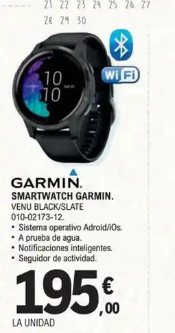 E.Leclerc GARMIN Smartwatch venu black/slate oferta