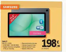 E.Leclerc SAMSUNG Tablet. tab a11+ x230. oferta