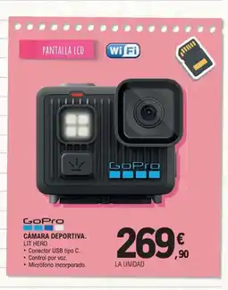 E.Leclerc GOPRO Cámara deportiva. oferta