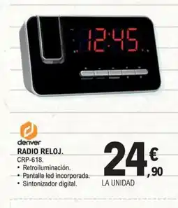 E.Leclerc DENVER Radio reloj oferta