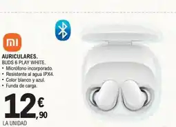 E.Leclerc Auriculares. buds 6 play white oferta