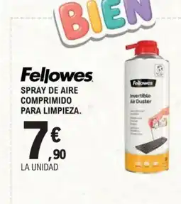 E.Leclerc FELLOWES Spray de aire comprimido para limpieza oferta