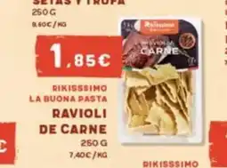 Hiperber RIKISSSIMO LA BUONA PASTA Ravioli de carne oferta
