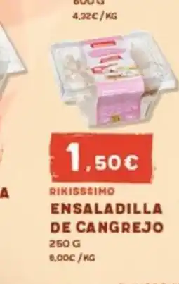 Hiperber RIKISSSIMO Ensaladilla de cangrejo oferta