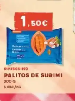 Hiperber RIKISSSIMO Palitos de surimi oferta