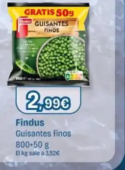 Hiperber FINDUS Guisantes finos oferta