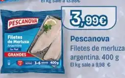 Hiperber PESCANOVA Filetes de merluza argentina oferta
