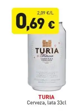 Hiperber TURIA Cerveza, lata oferta