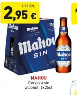 Hiperber MAHOU Cerveza sin alcohol oferta