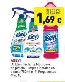 Hiperber ASEVI Desinfectante Multiusos en pistola, Limpia Cristales en pistolao Fregasuelos Mio oferta