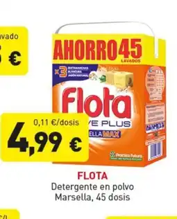 Hiperber FLOTA Detergente en polvo Marsella, 45 dosis oferta