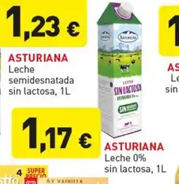 Hiperber ASTURIANA Leche 0% sin lactosa oferta