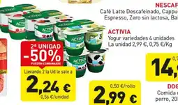 Hiperber ACTIVIA Yogur variedades 4 unidades oferta