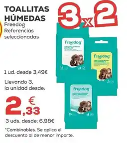 Kiwoko FREEDOG Toallitas húmedas oferta