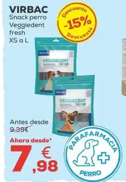 Kiwoko VEGGIEDENT Virbac snack perro oferta