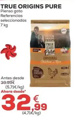 Kiwoko TRUE ORIGINS PURE Pienso gato Referencias seleccionadas oferta