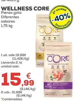 Kiwoko WELLNESS CORE Pienso gato Diferentes sabores oferta