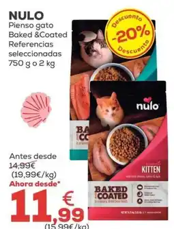 Kiwoko NULO Pienso gato Baked &Coated Referencias seleccionadas oferta
