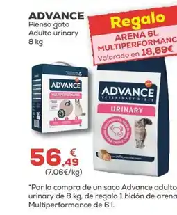 Kiwoko ADVANCE Pienso gato Adulto urinary oferta