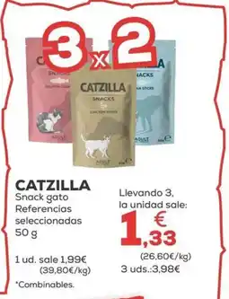 Kiwoko CATZILLA Snack gato Referencias seleccionadas oferta