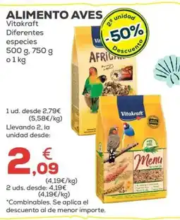 Kiwoko VITAKRAFT Alimento aves oferta