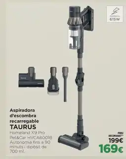 El Corte Inglés TAURUS Aspiradora d'escombra recarregable oferta