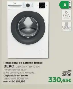 El Corte Inglés BEKO Rentadora de càrrega frontal oferta
