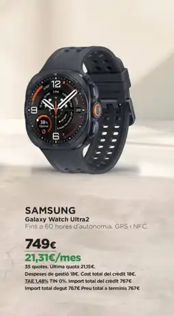 El Corte Inglés SAMSUNG Galaxy Watch Ultra2 oferta